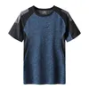 Quick Dry Sport T Shirt Men Short Sleeves Summer Casual Cotton Plus Asian Size M5XL 6XL 7XL Top Tees GYM Tshirt Clothes 220614