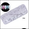 Nail Art Décorations Salon Santé Beauté 12 Grilles Diy Gemmes Acrylique Cristal Strass Paillettes Strass Perle Perle Paillettes Chips De Noël