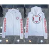 Luxe Classique Hommes À Capuche Designer De Mode Zipper Marque Ch Sweats Horseshoe Sanskrit Croix Imprimer Pull À Capuche Chandail Manteau Womens2DBN