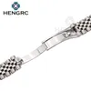 Watch Bands 20mm Stainless Steel Band Strap Curved End Silver Lady Fashion Link Bracelet Watchbands Watches AccessoriesWatch Hele22