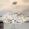 Moderna K9 Crystal Chandeliers Lamp Chrome Luster Chandeliers Takhängen för levande heminredningslampor