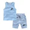 2st/Set New Summer Baby Boys Clothing Set Children Girls T Shirt Shorts Toddler Casual Clothing Set Kids Tracksuits Brand Logo Print