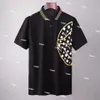 Летняя бренда одежда роскошной дизайнер Polo Рубашки Men039S Casual Polo Fashion Snake Bee Print Вышивая футболка High Street Men8741037