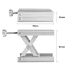 Piattaforma di sollevamento da laboratorio Forniture da laboratorio Stand Rack Scissor Jack Bench Lifter Table 100x100mm Acciaio inossidabile