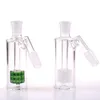 Wholesale Smoking Accessories Glass ash catcher 14MM 45/90° for glass bongs water pipes 5mm thick