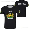 T-shirt flagi Biafra za darmo Numer nazwy niestandardowej Biafra Summer Men's Men and Women's Sports T-shirt Drukuj Po odzież 220702
