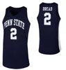 Penn State Nittany Lions Jerseys Myreon Jones Jersey 1 Seth Lundy 2 Myles Dread Curtis Jones Jr College Camisetas de baloncesto cosidas a medida