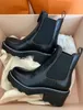 Зимний бренд Элегантный Beaubourg Angle Boots Women Lady Booties Knight Boot Masday Designer Martin Black Calf Leather Party Wedding 35-41