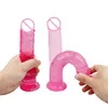 Realistisk dildo anal erotisk mjuk gelé sug onanatorer dildos penis g-spot orgasm sexiga leksaker för kvinnliga män par sexig shop