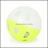 Cat Toys Supplies Pet Home Garden Toy Hollow Plastic Dog Colourf Ball With Small Bell Lovable Voice Interactive Tinkle Puppy Parrot Playin