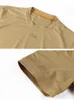 Magliette da uomo Uomo Tattico militare T Outdoor Quick Dry Manica corta Sport Top Uomo Escursionismo Training Tee Cotone traspirante T 230206