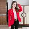 B158 Abiti da donna Blazer slimfit Moda 2022 Luxury queen party Collezione primaverile Texture Pattern Giacca formale Elegant Women Wear Blazer Cocktail