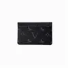Wholesale Fashion Credit Card Holders Women Mini Wallet High Quality Genuine Leather Men Designer Pure Color Card Holder Double Sided Wallets With Box