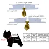 New Pet Tie Dog Apparel Cravatta a righe S/L Plaid Multicolor Collare finto Fiocco Accessori per cani Forniture decorative per le vacanze