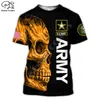 PLstar Cosmos est US Military Marine Army costume Soldier Camo 3Dprint Streetwear Summer Casual Tees T-shirts à manches courtes A 1 220623