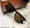 New popular retro men sunglasses CALL punk style designer retro square frame with leather box coating reflective antiUV lens top 1650179