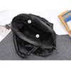 Large Capacity Shoulder Bag For Women 2021 Winter Nylon HandBags Luxury Space Pad Cotton Crossbody Tote Bags Ladies Down Bag New G220429