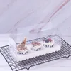 Opakowanie prezentów 10PCS Kreatywne kwadratowe przezroczyste opakowanie pudełko ciasto