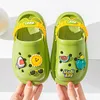Slipper 2 3 4 5 7years old Children's Slippers Summer Custy Disual Kids Hole Shoes Baby Bottom Bottom Non Slip Boy Indoar
