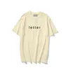 Ess t koszule 22 Letni projektant dla mężczyzn T Shirt Ential krótki rękaw luźna litera męska kobiety damskie swobodne załogi tshirts tee odzież