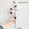 Decorative Flowers & Wreaths Naturally Dried Cotton Artificial Plants Floral Branch For Wedding Party Decoration Fake HomeDecorative