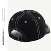 Summer Men's Letter Embroidery Ball Caps Softtop Outdoor Casual Black Baseball Cap For Wholesale