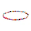 Braccialetti di cavigliere fatti a mano con perline per le donne Egirls Beach Boho Braccialetti con perline colorate Cavigliere Piede elastico e gioielli con catena a mano DHL Free