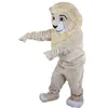 Costume de mascotte de Lion en peluche d'halloween, personnage de dessin animé, thème Animal, tenue de carnaval unisexe pour adultes, Costume de fête de noël