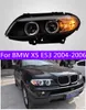 Запчасти для автомобиля, фара для BMW X5 E53, фара дальнего света 2004-2006, передняя лампа, светодиодный сигнал, дневные ходовые огни