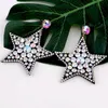 Dangle & Chandelier Sehuoran Bohemian Star Earrings Fashion Women Jewelry Aretes Five-Pointed Crystal Party JewelryDangle Odet22