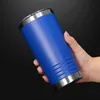 20 oz Tumbler Rvs Vacuüm Geïsoleerde Termos Deksel Koffie Bier Cup Grote Capaciteit Sport Water Fles Mokken Thermos Koud fles