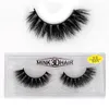 Högkvalitativ tjock lockig mink Fake Eyelashes Naturlig lång Mjuk Ljus Handgjorda Multilayer 3D False Lashes Extensions Lätt att bära DHL