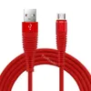 1m 2M 3M 3A Cabos de carregamento rápido Tipo c Cabo Micro USB Fio Para Samsung Htc Lg Android phone