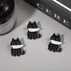 Schwarze Katzenpronomen Emaille Pin Punk Brosche Quote sie sie wach Messer Tiere Abzeichen Hexenanlagen Pin Kätzchen Goth Schmuck Geschenk Fri2093894