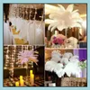 Party Decoration Event levererar Festive Home Garden LL Ostrich Feather Plumes For Wedding Centerpiece Table Dhrxh