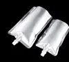 Doypack Bags 150ml 250ml 350ml 500ml Aluminum Foil Stand Up Spout Liquid Bag Pack Beverage Squeeze Drink Spout Pouch SN4546
