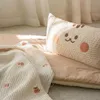 Одеяла пеленание детская подушка пеленка для рожденных летних четырех слоев бамбуковый волокно муслин