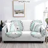 Stol täcker grundläggande blommor och sofftäckning soffa säte dekorativ sektions bosättare slipcover cylable soffachair ordförande