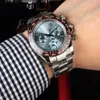 Orologio da uomo Orologi meccanici automatici Orologio da polso da lavoro con zaffiro da 43 mm Orologio da polso con cinturino in argento 904L impermeabile in acciaio inossidabile Montre de luxe