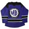 C26 Nik1 40Men's Retro Martin Payne Morris Brown College Hockey Jersey Custom Любое количество и имя