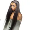 Perruque Lace Front Wig sans colle noire naturelle, 26 pouces, densité 180, longue, soyeuse, avec partie lisse, pour femmes, avec cheveux de bébé, ligne de cheveux naturelle, 1508599