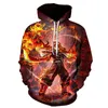 Ghost Killing Blade You Bebs 3D Цифровой печатный свитер 2022 Японская анимация Hoodie Men