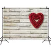 Décoration de fête Happy Valentine's Day Backdrop Banner Grand tissu Love DecorationsParty PartyParty