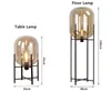 Lampes de table Europe Oda Pulpo lampe Amber Gris Grey Glass Shades Metal Body Bureau Light Light Lamparas Luminaria Adcoable