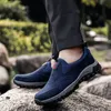 Herren-Turnschuhe, Herren-Loafer, Outdoor-Sportschuhe, Kunst-Wildleder, rutschfeste Gummi-Männer-Wanderschuhe, weiche Herren-Schuhe, große Größe 46