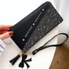 2023 Kvinnor plånböcker Lady Purses Wristlet Handbags Coin Purse dragkedja Lång koppling Plånbokskort Holder Burse Bill Billfold Dropshiping