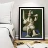 Picasso Donna che si veste i capelli Dipinti ad olio Arte della parete Pittura su tela Opera d'arte Riproduzione Decorazione della stanza Poster e stampe