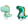 Super mignon dessin animé dinosaure feuille ballons couronne Adorable enfants Dino forme fête Ballon Doration Ballon en gros