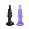 Nxy Sex Anal Toys Camatech Flexible Plugs with Strong Suction Soft Jelly Beads Anus Insert Butt Toys Erotic Backyard Stopper Ass Masturbation 1220