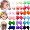 24pcs 4inch Hair Bows Clips Handmade Grosgrain Ribbon Bow Hairpin Barrettes Hair Accessories for Baby Girls Infants Toddler